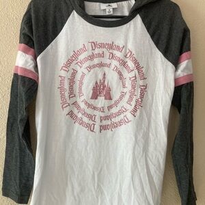 Disney Long Sleeve Tee - Gray, White, Pink